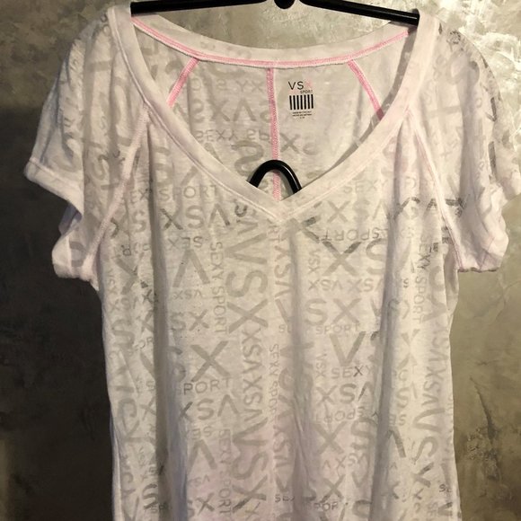 Victoria Secret X Burn out Short Sleeve t - S-L - Picture 1 of 3